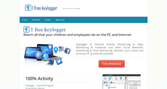 Desktop Screenshot of 1freekeylogger.com
