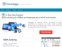 Tablet Screenshot of 1freekeylogger.com